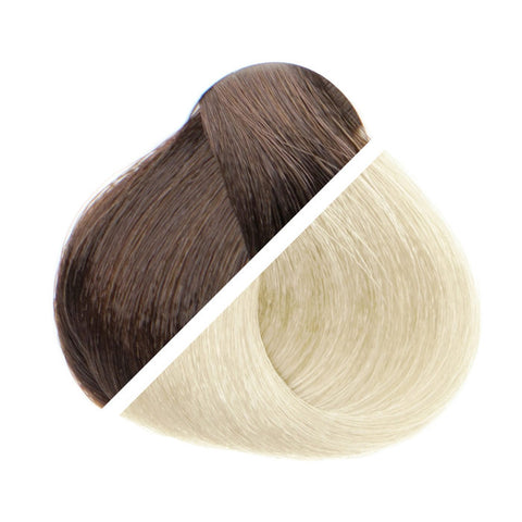 8/20 Dark Brown / Very Light Blonde Ombré Bulk Hair